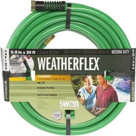 Swan WeatherFLEX¬Æ Medium Duty Garden Hose, Green