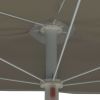 Garden Half Parasol with Pole 70.9"x35.4" Sand