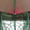 13x10 Outdoor Patio Gazebo Canopy Tent With Ventilated Double Roof And Mosquito net(Detachable Mesh Screen On All Sides),Suitable for Lawn, Garden