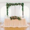 7.2ft Wooden Wedding Arch Dark Brown