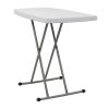 76*50*70.5cm Liftable Garden Plastic Table White