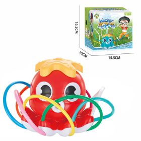 Sprinkler Outdoor Water Spray Toy Garden Water Toys Summer Yard Cartoon Splash Sprinkler Baby Bath Toy For Kids (Option: Red Octopus)